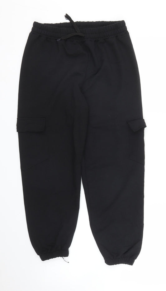 Boohoo Womens Black   Sweatpants Trousers Size M L22 in
