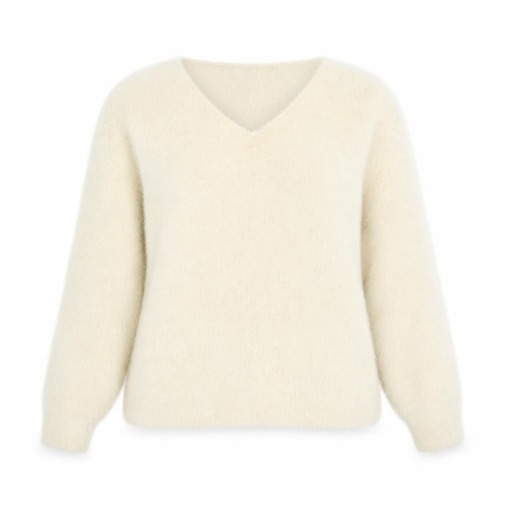 Isabella Womens Ivory   Pullover Jumper Size S