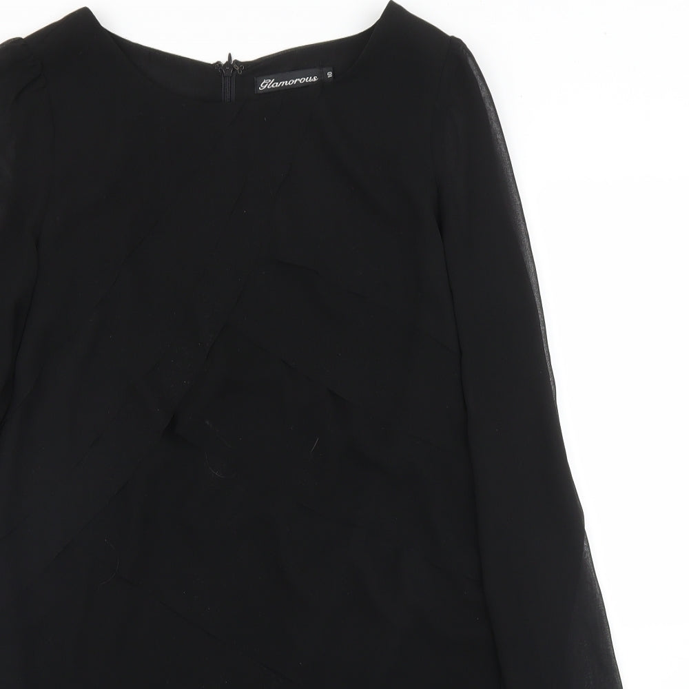 Glamorous Womens Black   Shift  Size 10
