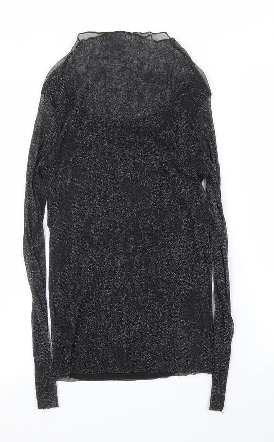 Preworn Womens Silver   Basic Blouse Size S