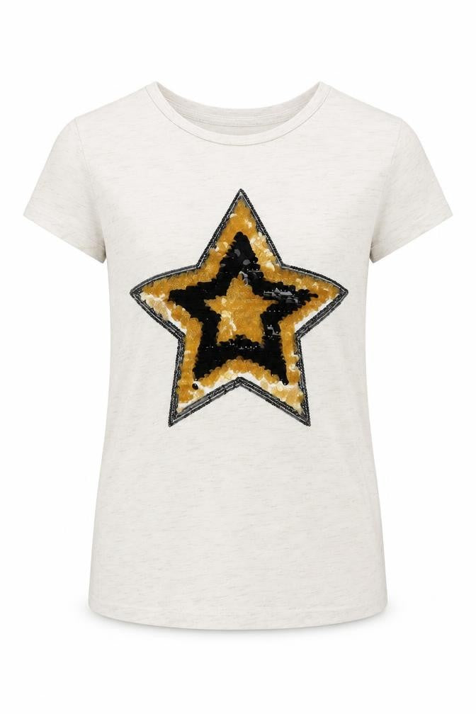 George Girls White   Basic T-Shirt Size 9 Years