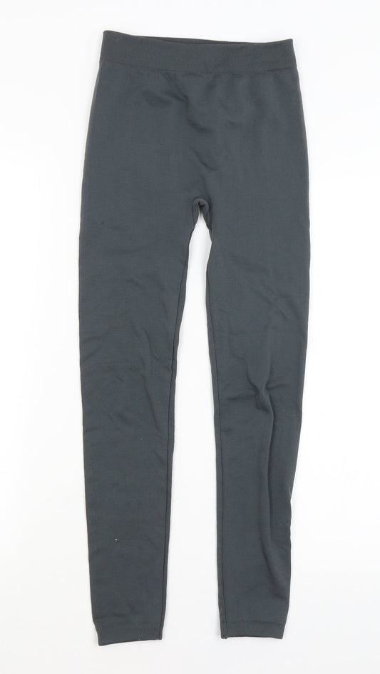Frock Me Womens Grey   Capri Leggings Size S L25 in