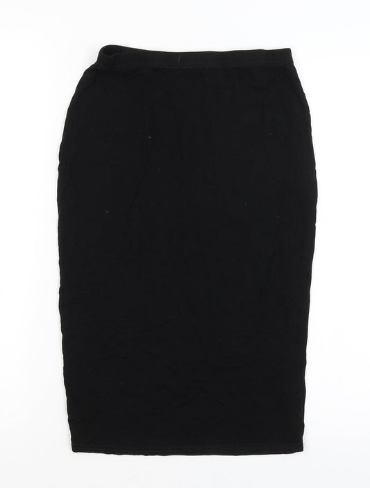 Missi London Womens Black   Straight & Pencil Skirt Size M