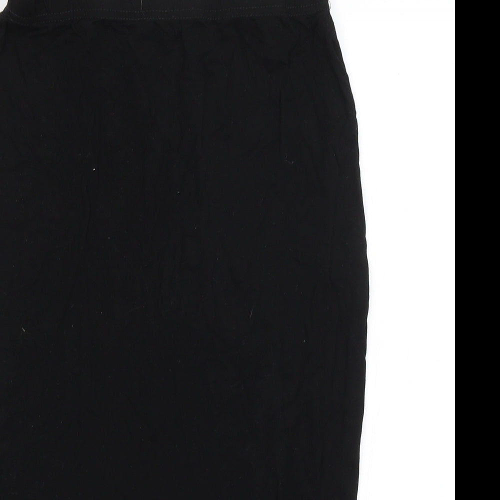 Missi London Womens Black   Straight & Pencil Skirt Size M