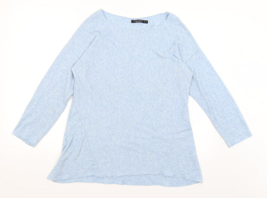 Senza Tempo Womens Blue   Basic T-Shirt Size L