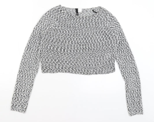 Divided Womens Grey   Pullover Jumper Size M