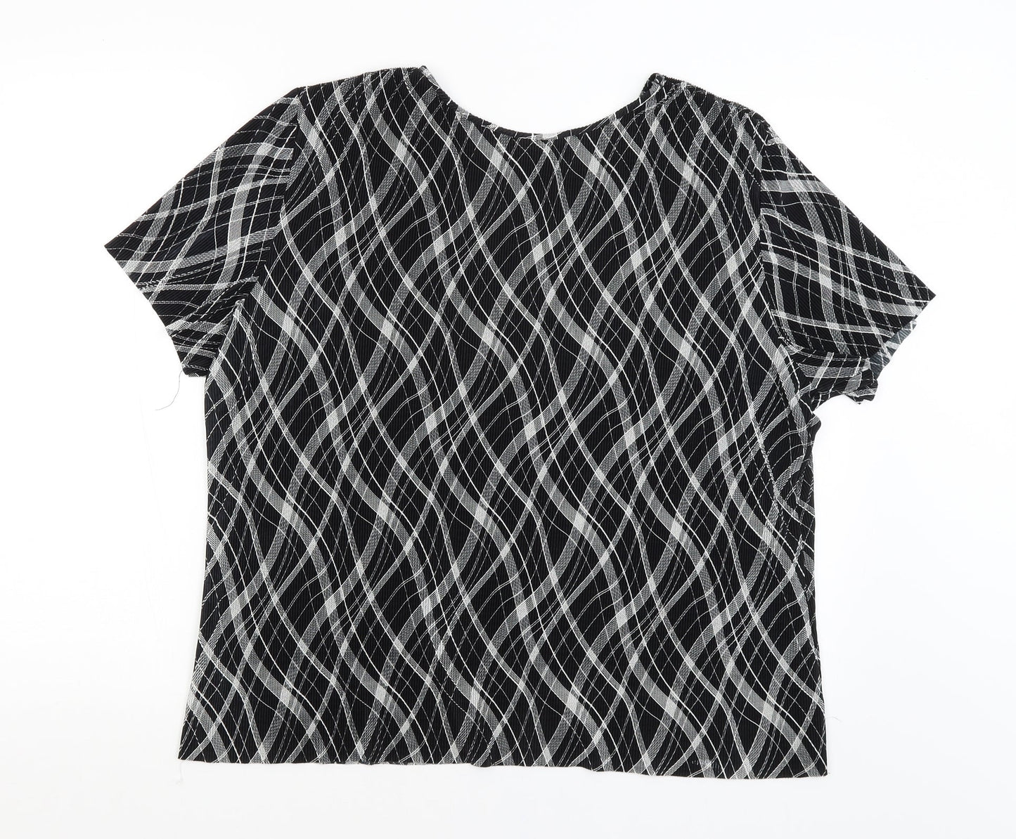 Holmewood Womens Black   Basic T-Shirt Size L