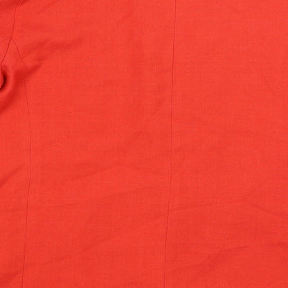 Preworn Womens Red   Jacket Blazer Size 14