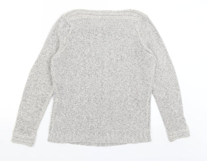Bonmarché Womens Grey Pullover Jumper Size S