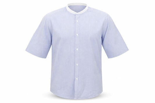 Primark Mens Blue Striped   Button-Up Size 15.5
