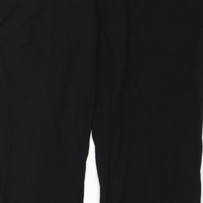 Dunnes Womens Black   Trousers  Size 10 L30 in