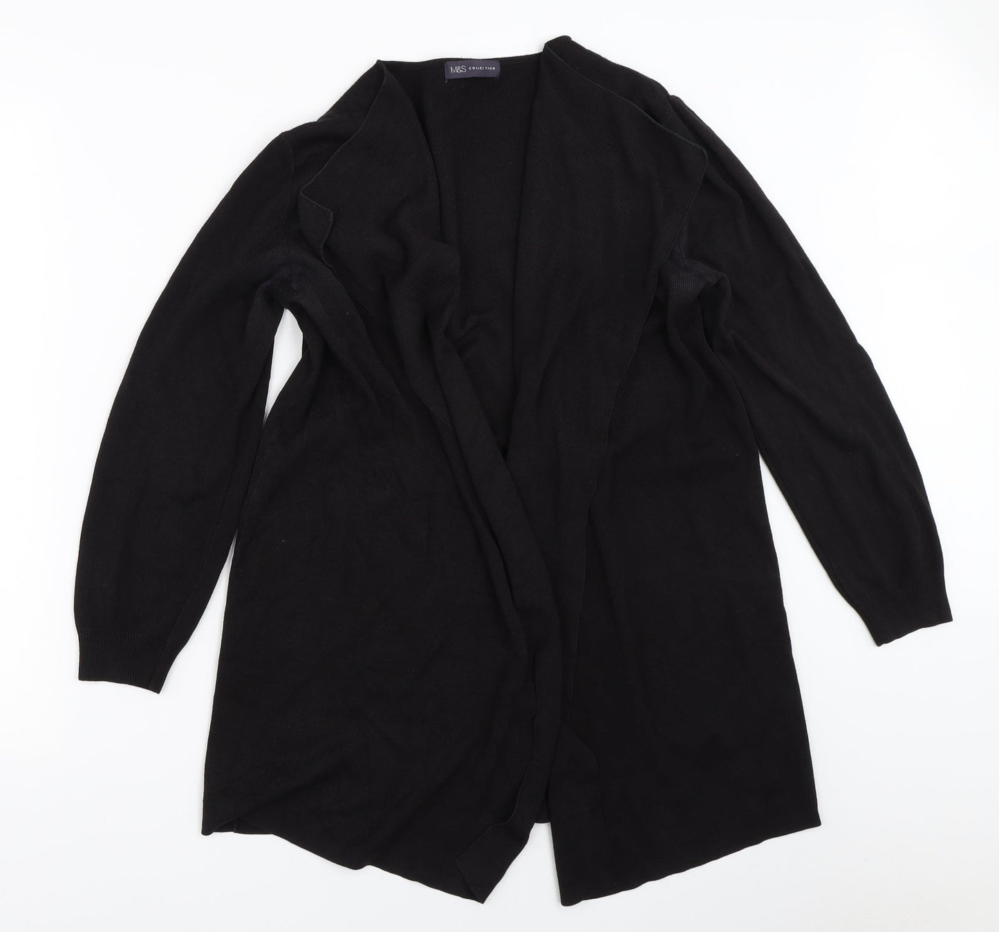 Marks and Spencer Womens Black   Cardigan Jumper Size M