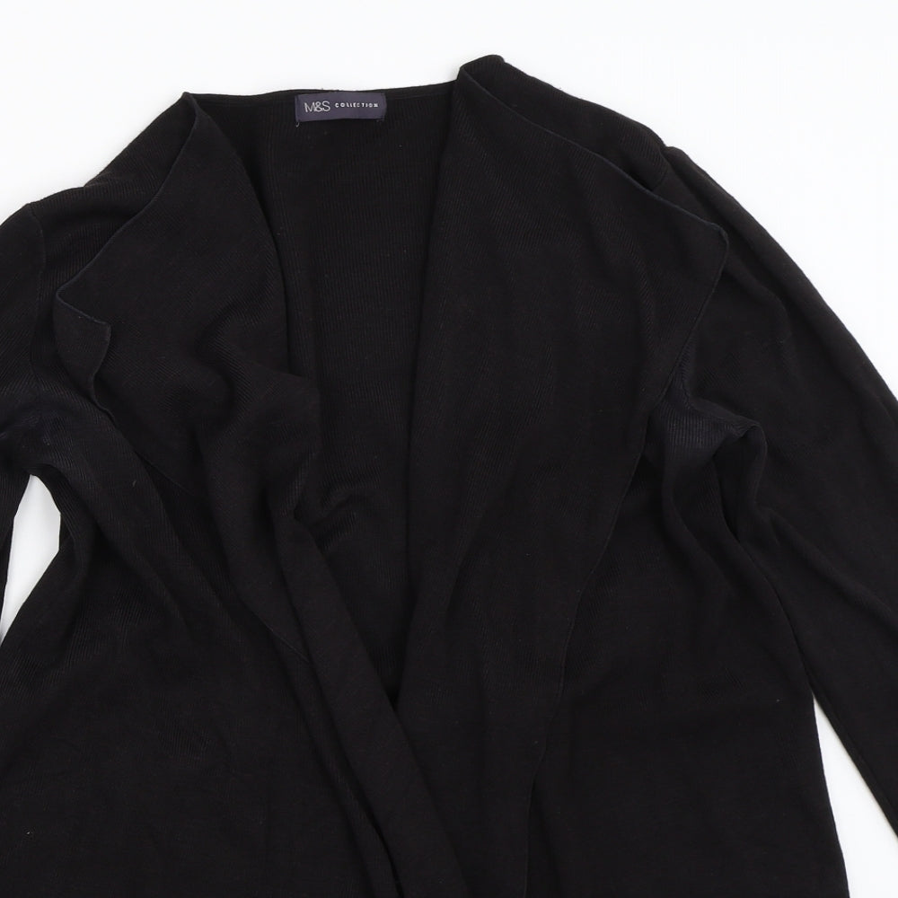 Marks and Spencer Womens Black   Cardigan Jumper Size M