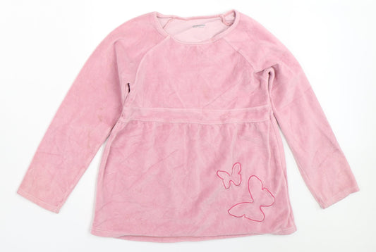 Vertbaudet Girls Pink   Pullover Jumper Size 8 Years