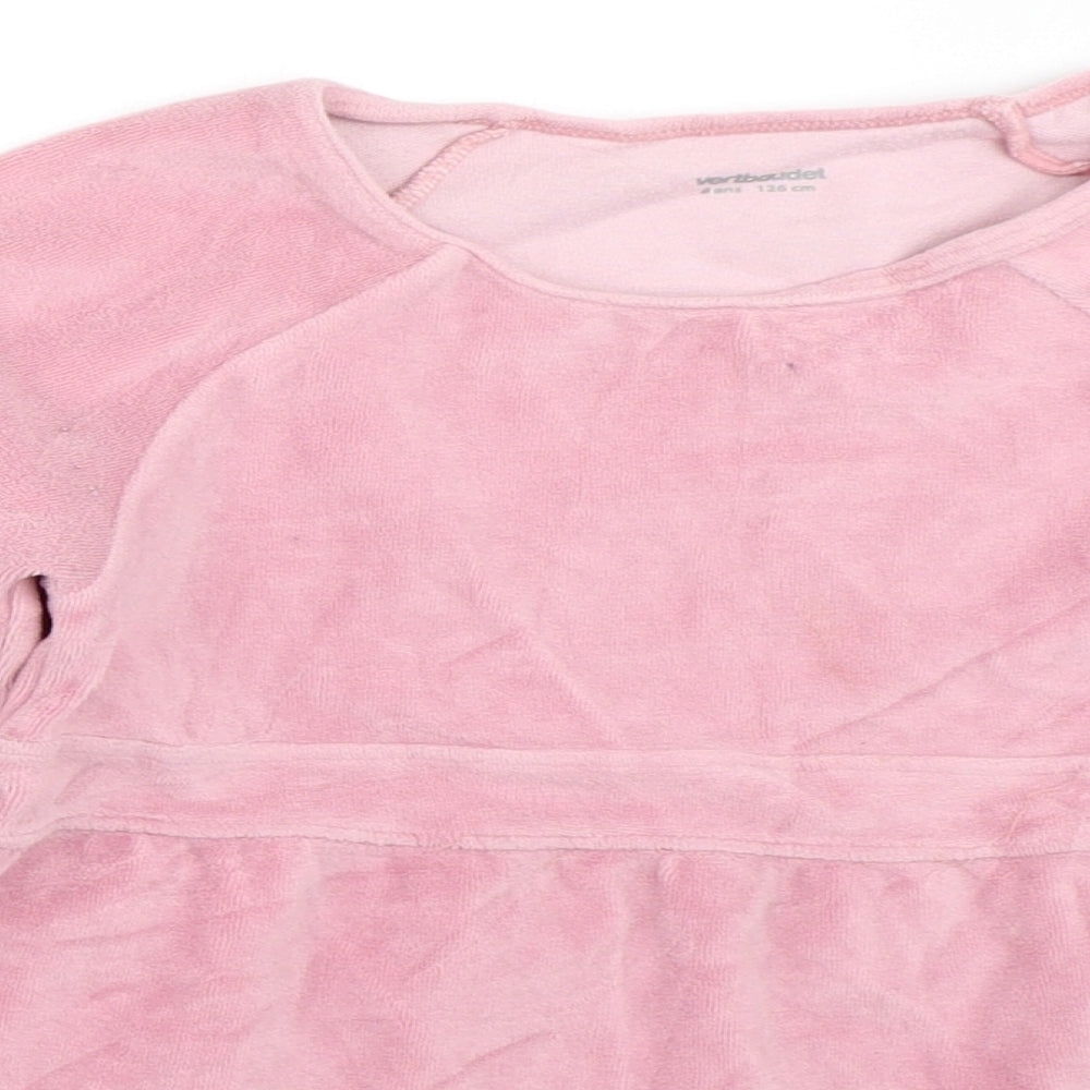 Vertbaudet Girls Pink   Pullover Jumper Size 8 Years