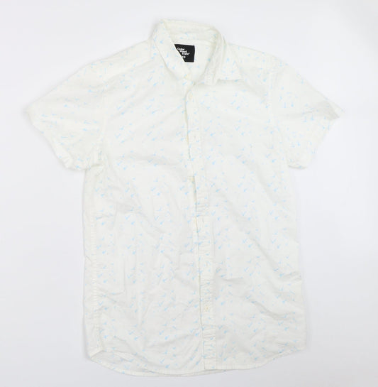 Cedar Wood State Mens White    Button-Up Size XS