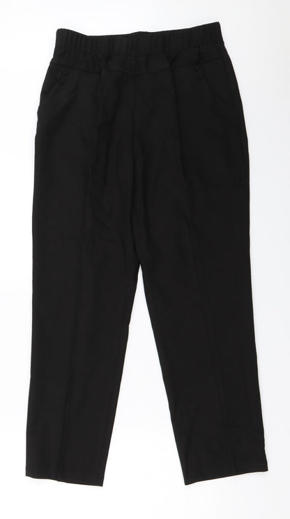 Preworn Womens Black   Capri Trousers Size 27 in L25 in