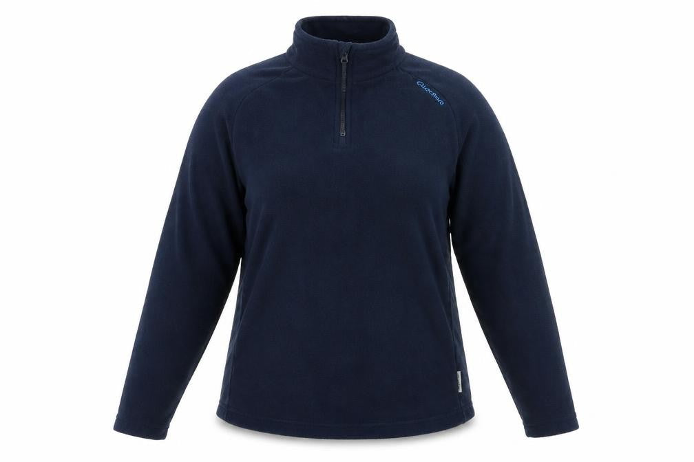 Quechua Womens Blue  Fleece Henley Jumper Size M