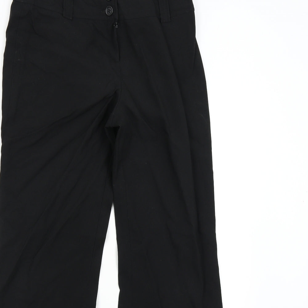 Dorothy Perkins Womens Black   Trousers  Size 12 L28 in