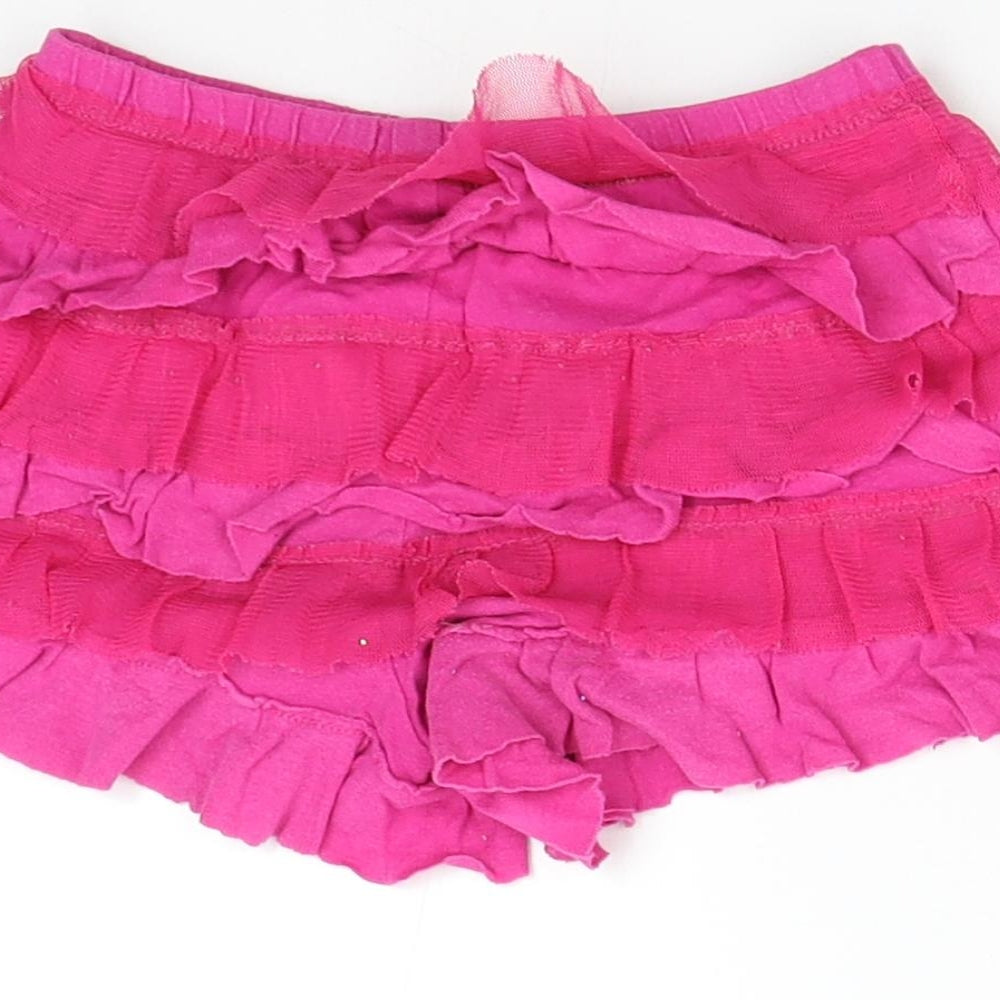 1989 Place Girls Pink   Hot Pants Shorts Size 4 Years