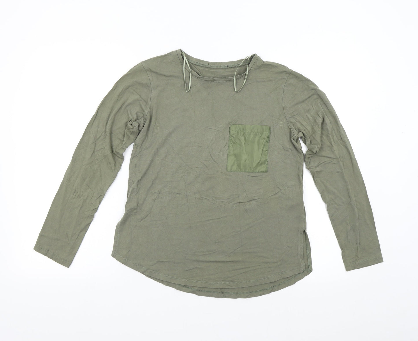 Select Womens Green   Basic T-Shirt Size M