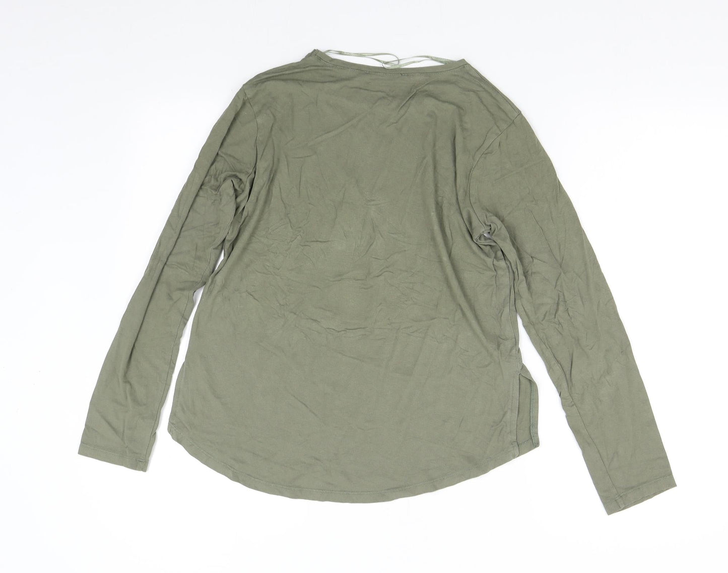 Select Womens Green   Basic T-Shirt Size M