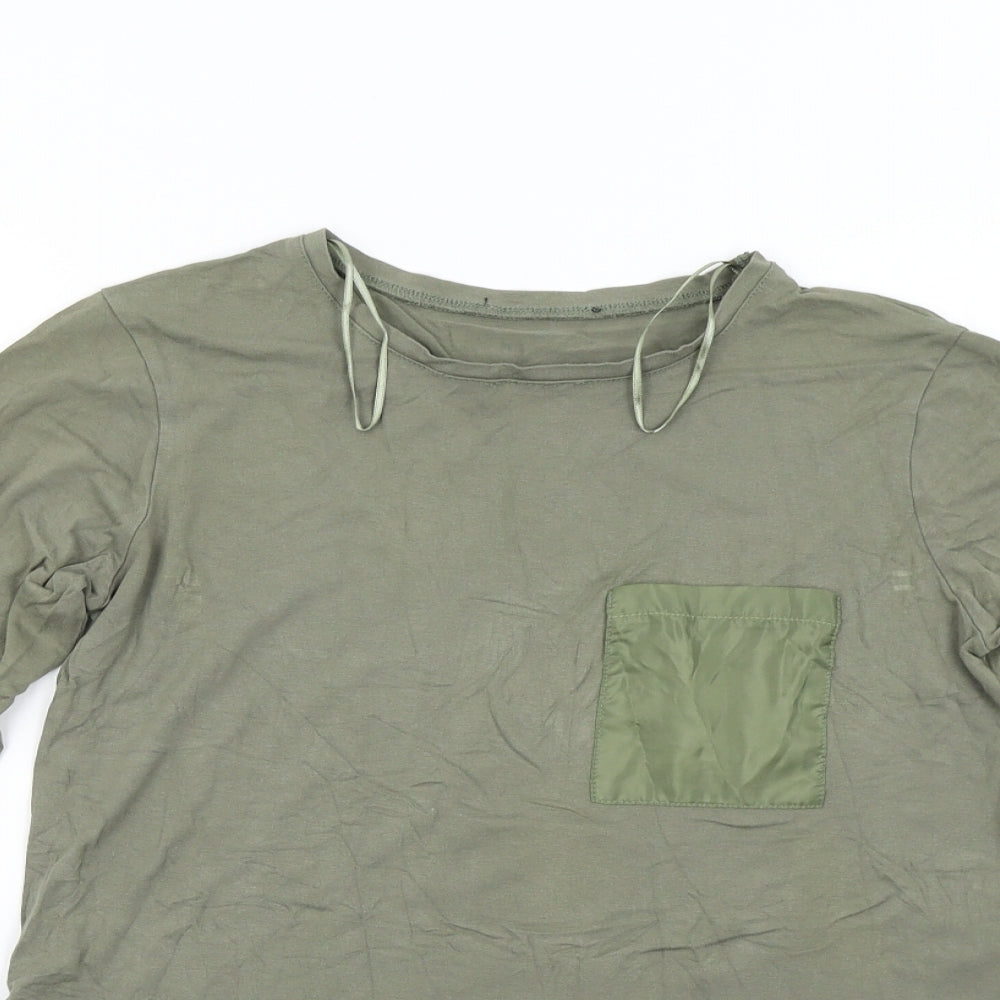 Select Womens Green   Basic T-Shirt Size M