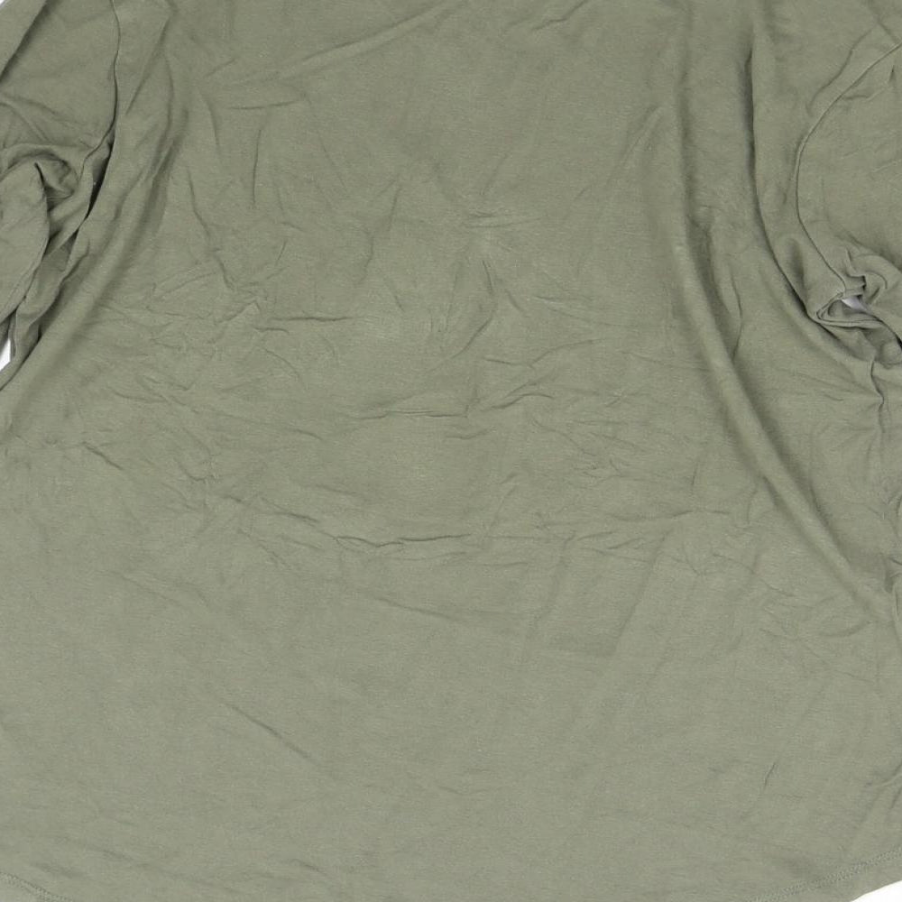 Select Womens Green   Basic T-Shirt Size M
