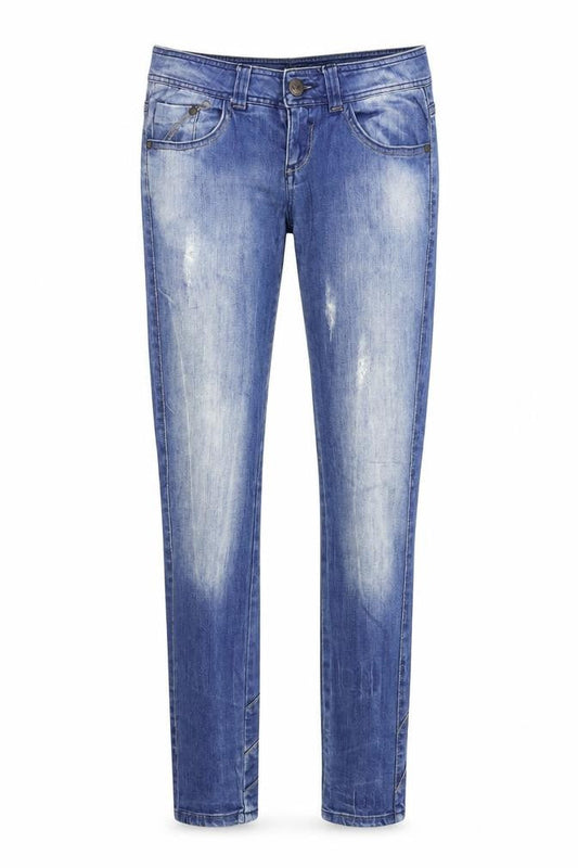 Bershka Womens Blue  Denim Skinny Jeans Size 38 L31 in