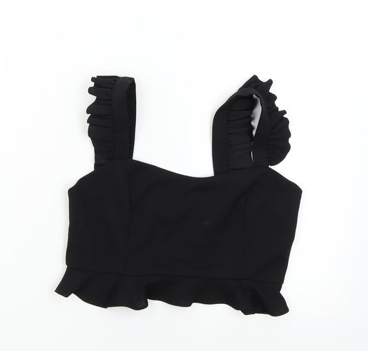 Vera & Lucy Womens Black   Cropped Tank Size M