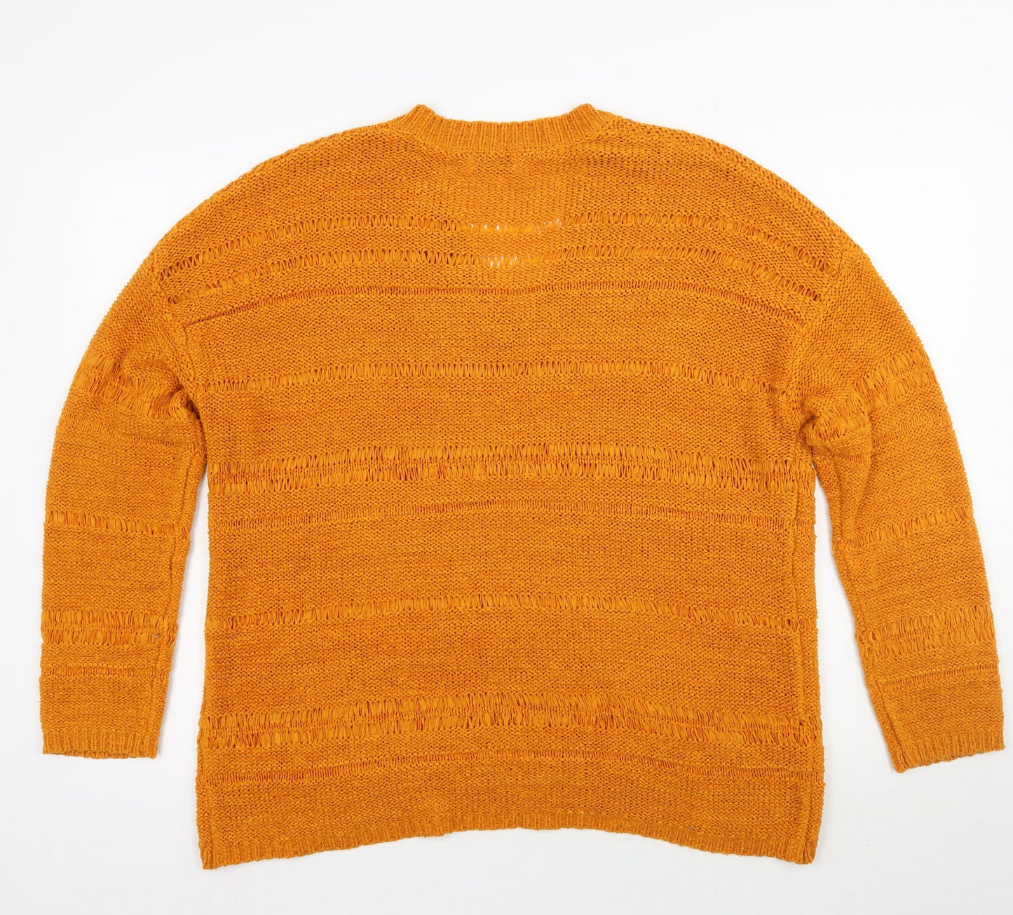 Papaya Womens Yellow   Pullover Jumper Size L