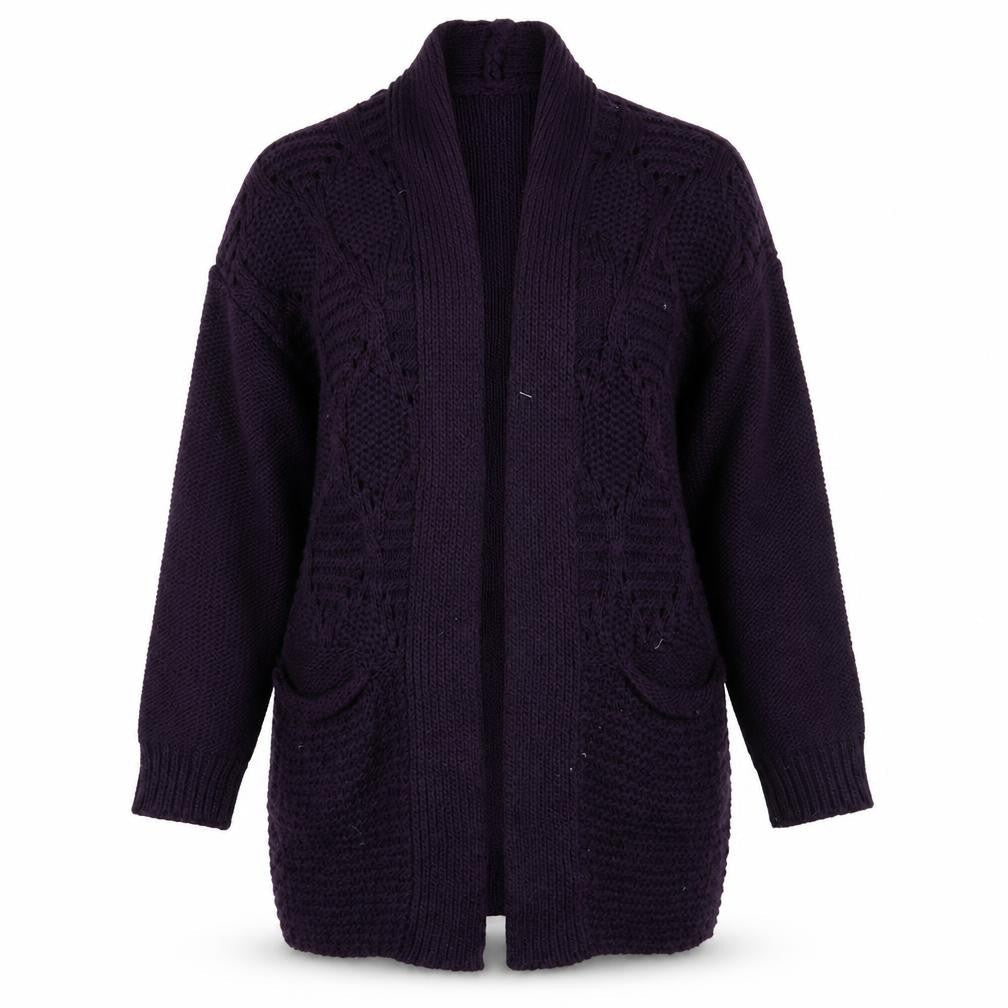 TU Womens Purple   Cardigan Jumper Size 8