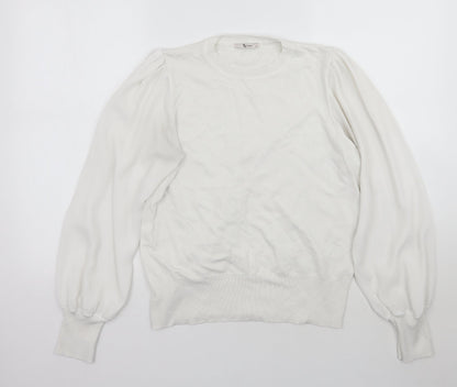 Tu Womens White   Pullover Jumper Size 14
