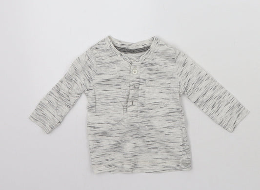 George Baby Grey   Pullover T-Shirt Size 0-3 Months