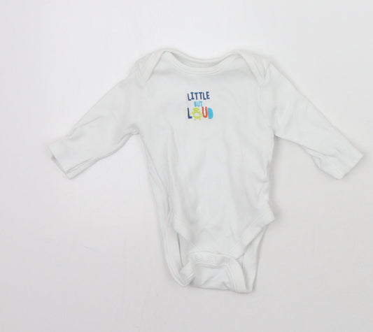 Primark Baby White   Babygrow One-Piece Size 0-3 Months