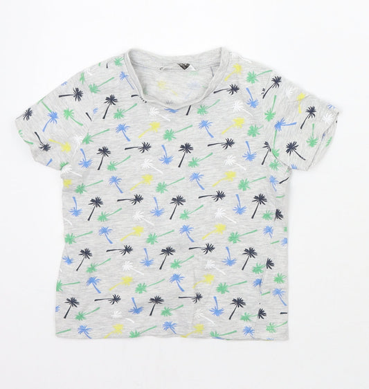 Pep & co Baby Grey Floral  Basic T-Shirt Size 18-24 Months