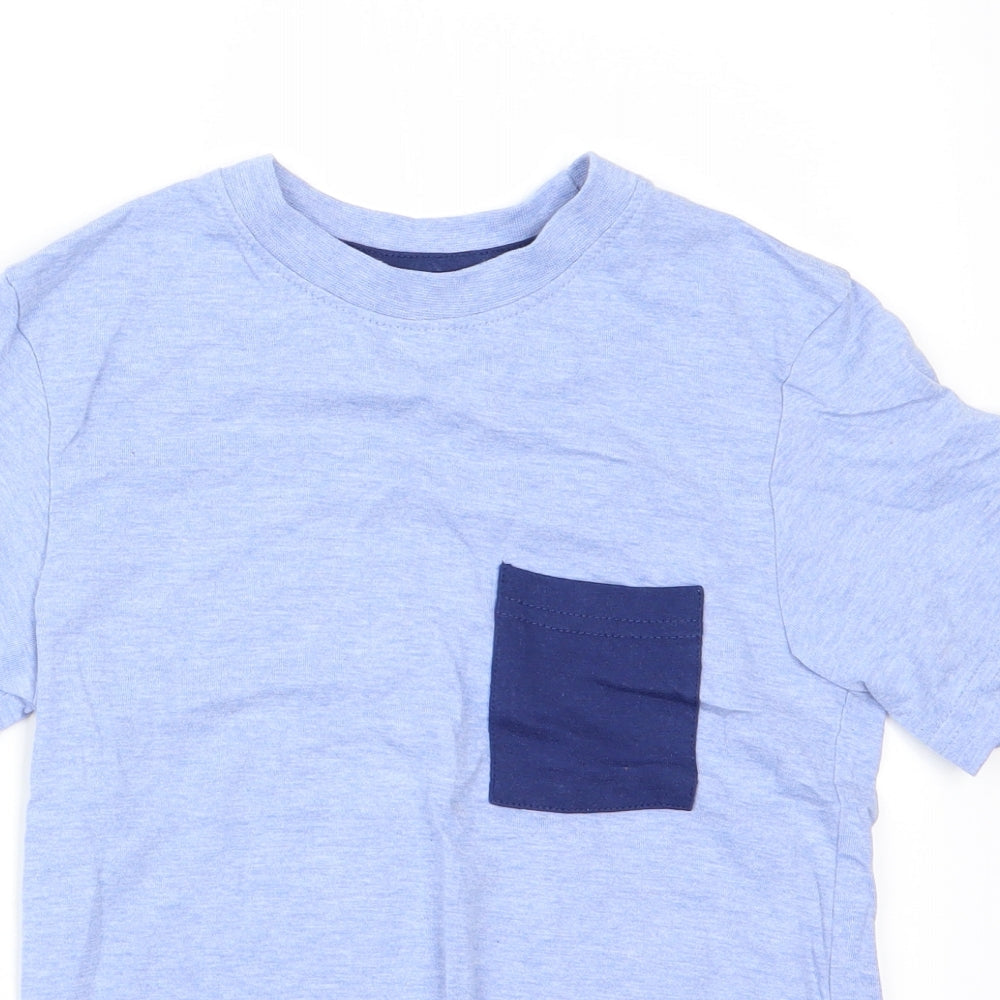 Rebel Boys Blue   Basic T-Shirt Size 7-8 Years