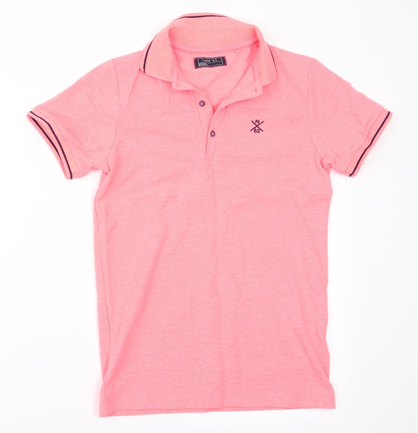 NEXT Girls Orange   Basic Polo Size 11 Years  - N 82