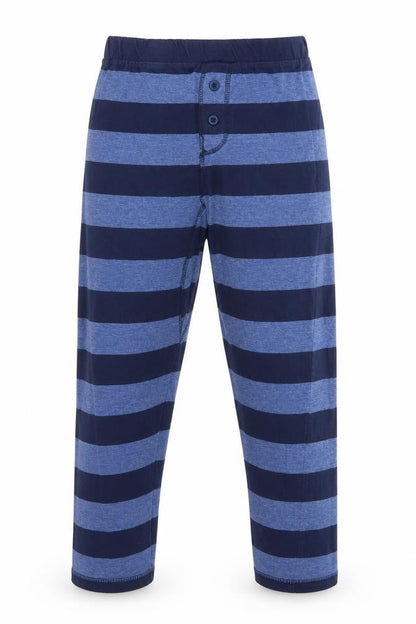 Primark Rebel by Primark Boys Blue Striped   Pyjama Pants Size 8-9 Years