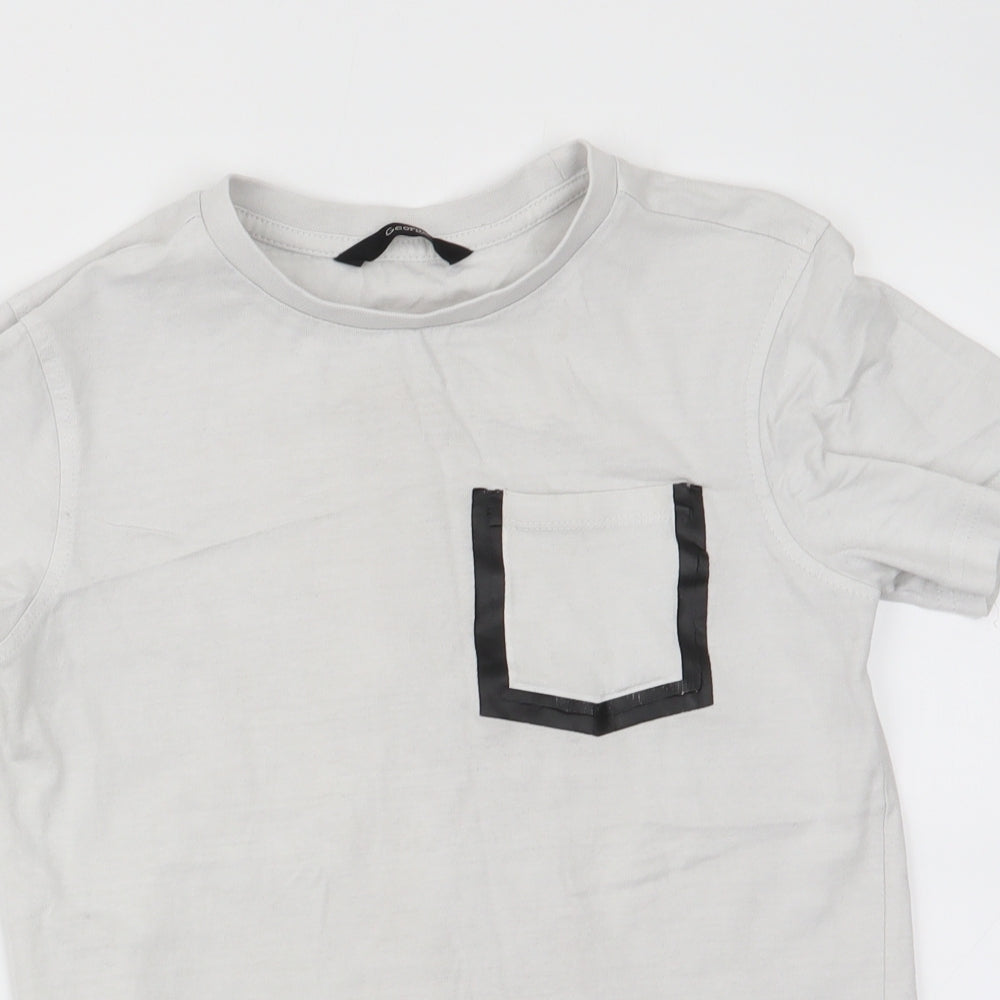 George Boys White   Basic T-Shirt Size 8-9 Years  - Future