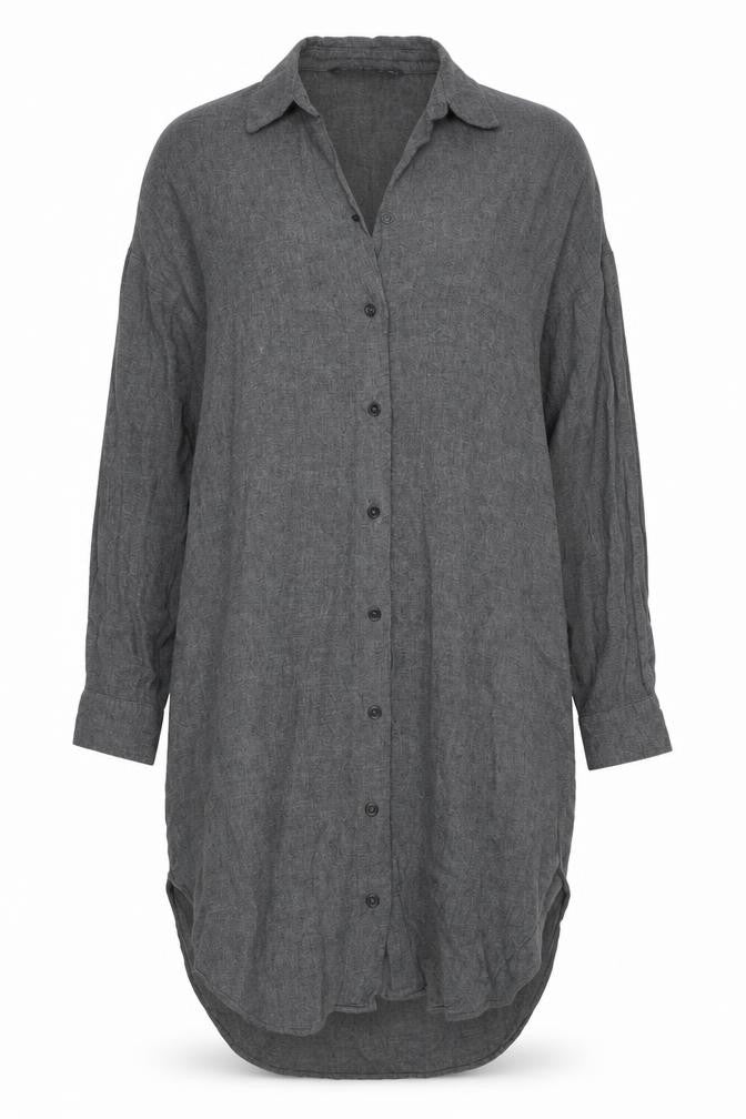 Zara Womens Grey   Shirt Dress  Size 4