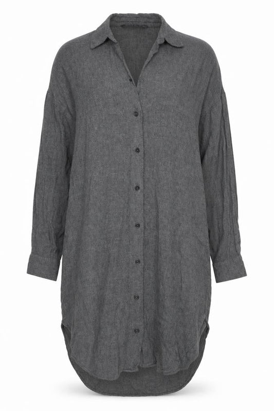 Zara Womens Grey   Shirt Dress  Size 4
