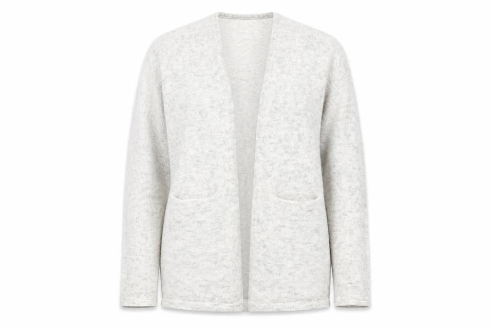 H&M Womens Grey   Cardigan Jumper Size 4  - Longline Cardigan