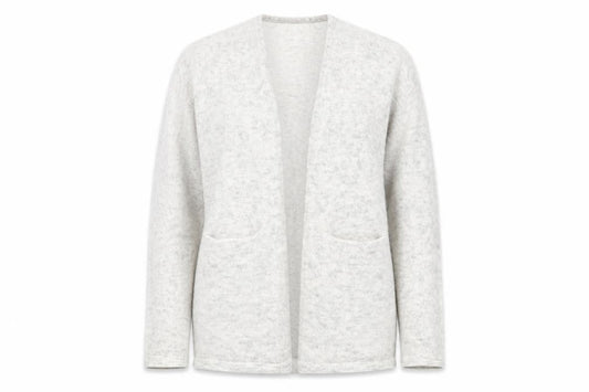 H&M Womens Grey   Cardigan Jumper Size 4  - Longline Cardigan