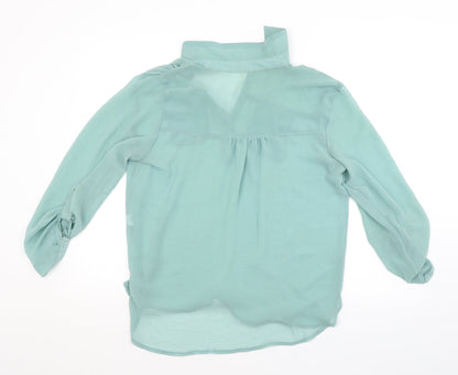 Atmosphere Womens Green   Basic Button-Up Size 12