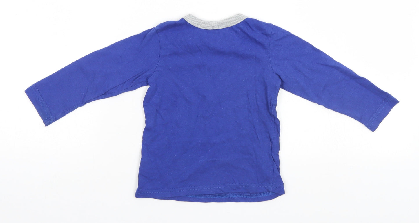 Bounce Girls Blue   Basic T-Shirt Size 18-24 Months