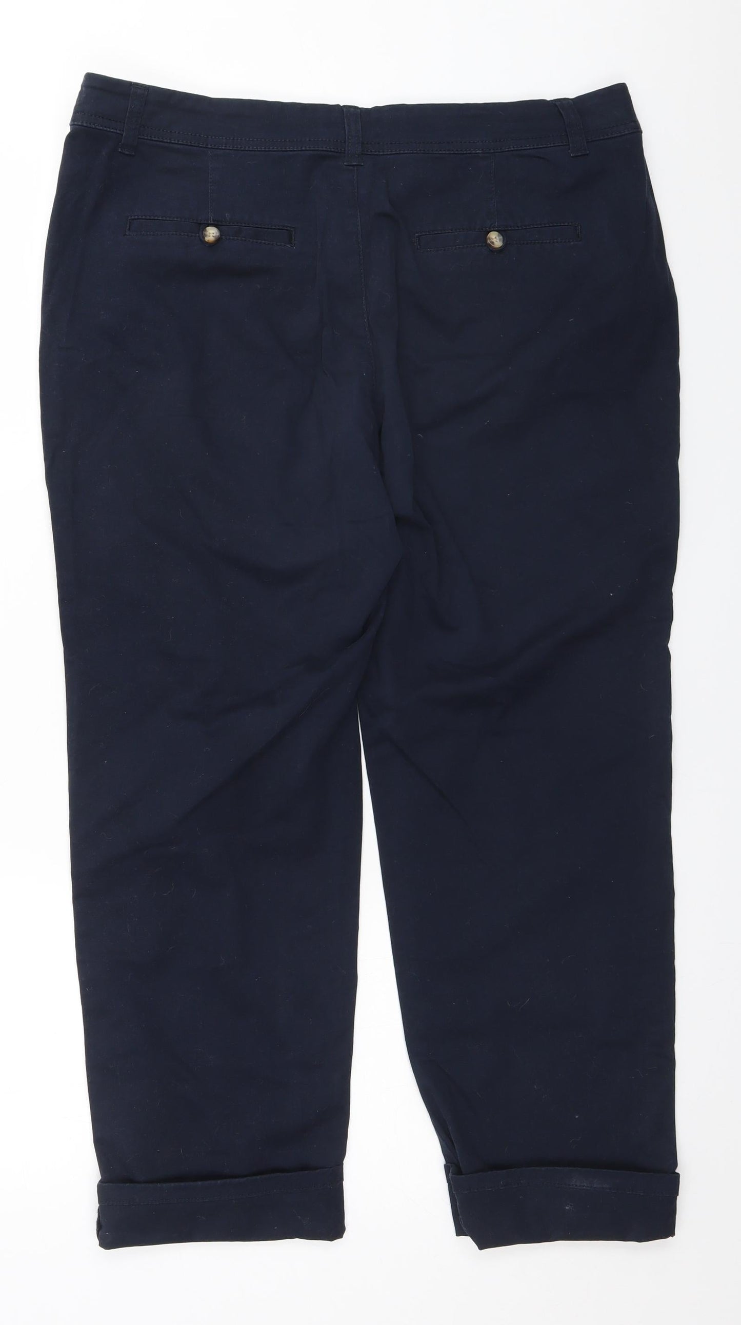 Woolworths Womens Blue   Trousers  Size 16 L26 in