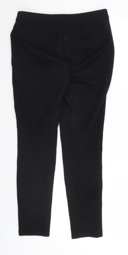 Next Womens Black   Trousers  Size 6 L26 in