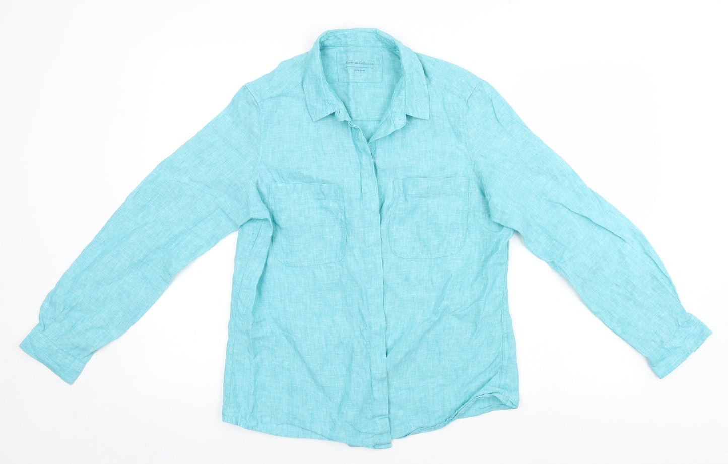 Essentials Mens Blue    Button-Up