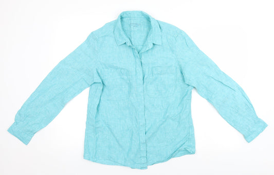 Essentials Mens Blue    Button-Up